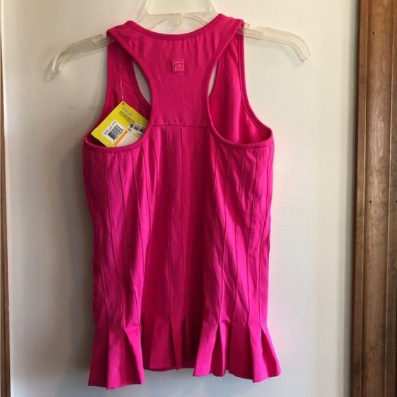 FILA Lawn Tennis Club Athletic Racerback Tank Pink Small 36 - Picture 6 of 16